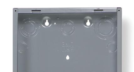 Side-opening devices feature a stainless steel door latch and rainproof center mounting boss on back.