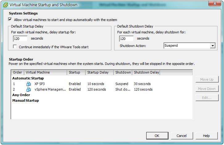 Configure Shutdown of Virtual Machines on Hyper-V Server In order for the virtual machines to be