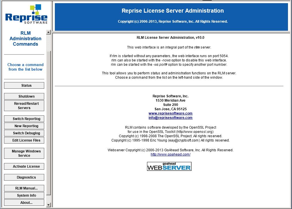 CTC License Server Web Application Accessing the License Server Web Application A web browser-based interface exists for managing licenses on the License Server.