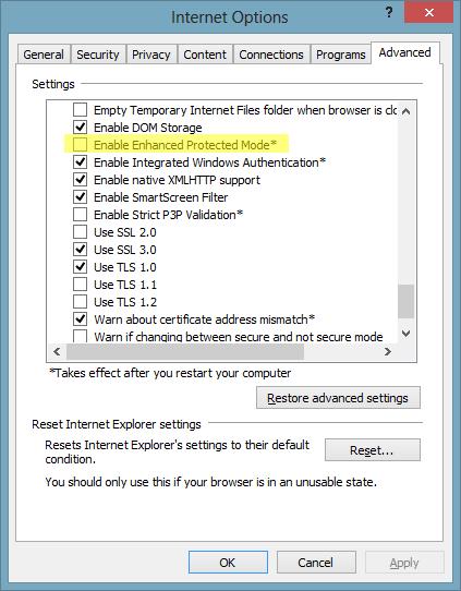 business computer that shows Active X and JavaScript as enabled in Internet Explorer s configuration settings, but the Group Policy overrides that configuration and has both disabled.