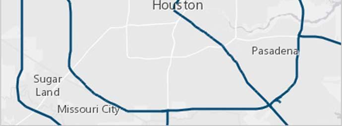 with distinct characteristics. In this case, each route segment is a feature.