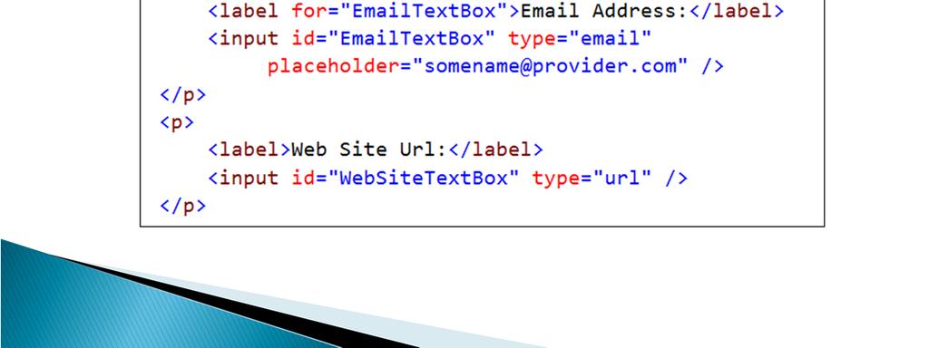 HTML5 has many additions that are very useful form forms. In particular there are more types, including email. Changing type= text to type= email will (in modern browsers) add client side (i.e. immediate feedback) that you have entered an invalid email address.