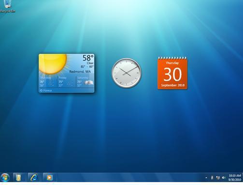 o The desktop is also customizable you re able to manipulate, alter & change almost everything about your desktop.