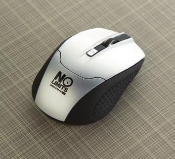 26 wireless mouse MS1827 Wireless gaming mouse. ABS material with an ergonomic design. Up to 10 feet working range.