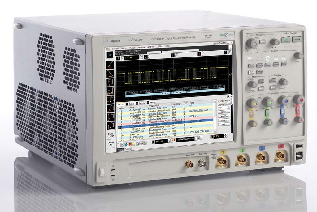 CAN, LIN and FlexRay Protocol Triggering and Decode for Infiniium 90000 Series Oscilloscopes Data Sheet This application is available in the following license variations.
