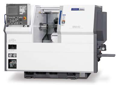 MSY Configured with two spindles and one turret and equipped with a Y axis and X2 axis, the BNA42MSY is able to handle complex machining, with short cycle times and fast set ups.