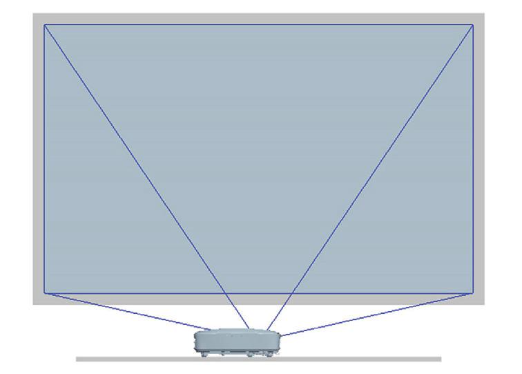 Image Size & Projection Distance & Diagrams Projector installation measurement chart (Table top) Screen W H O3 T1 Table 23mm/0.91 97mm/3.82 O3 Image center This table is for user s reference only.
