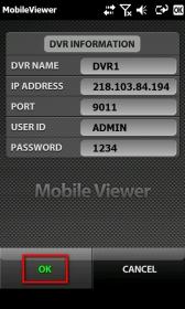 DVR Name : Reference name IP Address : Input IP address of the DVR (ex, 123.123.123.123) If you want to connect through DDNS (cctv-link.net), just input mac address or subdomainname without cctv-link.