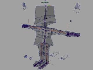 Rigging: Virtual skeletons, or as they are also knows as rigs, allow the animators to move the models body features such as the legs, arms, facial expressions, and posture.