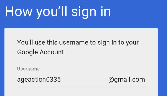 need to create one. If you need to create a Gmail account simply click create a new account.