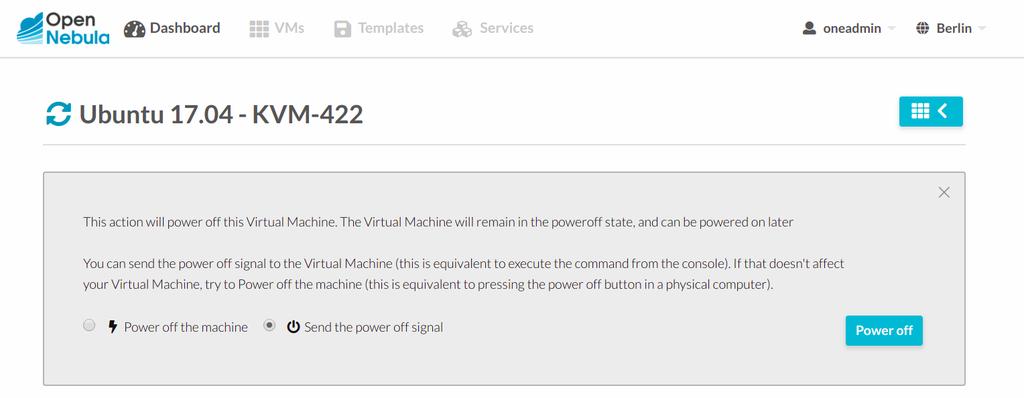Make the VM Changes Persistent Users can create a persistent private copy of the available templates.