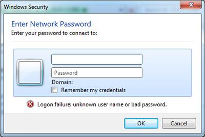 You are prompted to log in to the ReadyDATA: 2. Enter a user name and password.