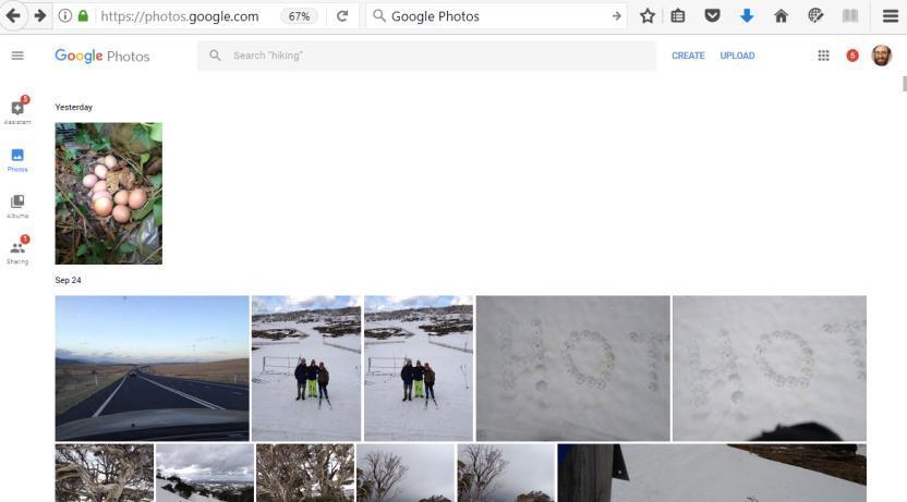 Google Photos Google Photos provides automatic cloud storage, backup and sharing for images recorded on mobile devices.