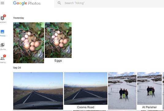 If the Google Photos images have already been added to an album, this can be downloaded as a Zip file and the images processed and
