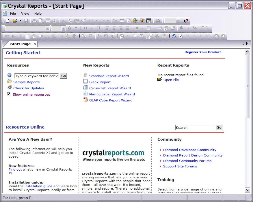 C RYSTAL REPORTS TUTORIAL FOR THE F INANCIAL EDGE 7 Crystal Reports