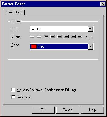 from the left margin to the right. 3. Select the line and right-click. A submenu appears. 4.