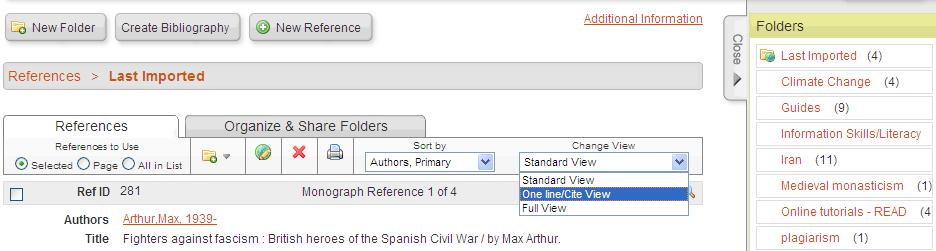 In the Insert Citation box tick Override Pages and type in the page reference, including spaces and formatting as necessary e.g., p.4. 4. If your style does not allow you to override pages (e.g. History Faculty Notes and Bib style), use the Suffix box.