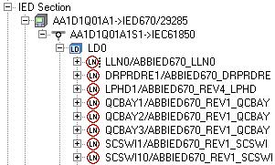 with the configuration files of all devices regardless of manufacturer End result (SCD file)