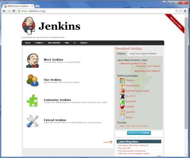 2. Jenkins Installation Jenkins Download Jenkins The official website for Jenkins is https://jenkins-ci.org/.