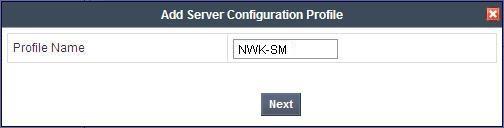 7.4. Global Profiles Server Configuration In the compliance test, the Frontier network-edge SBC is connected as the Trunk Server and the enterprise Session Manager is connected as the Call Server.