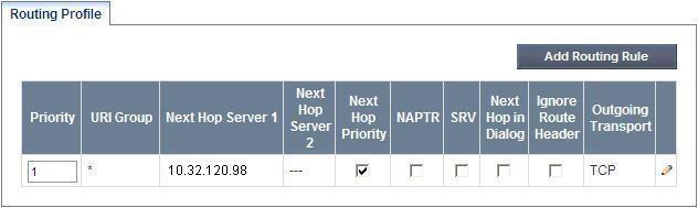 as shown below. Check Routing Priority based on Next Hop Server.