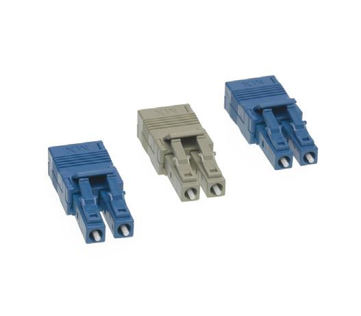 flexibility Provides duplex connectivity while optimizing cable-routing space Custom LC Duplex Custom Cable Assemblies 106052 LC Loopback Assemblies Tunable connector Optimizes insertion loss
