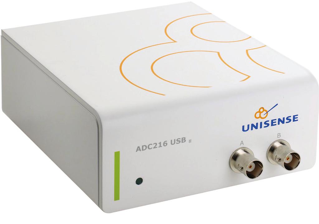 OVERVIEW A/D-converters provided by Unisense: ADC-216USB ADC-416USB ADC-816USB As opposed to other amplifiers from Unisense, the picoammeter, PA2000, and the Unisense thermocouple meter, T301, do not