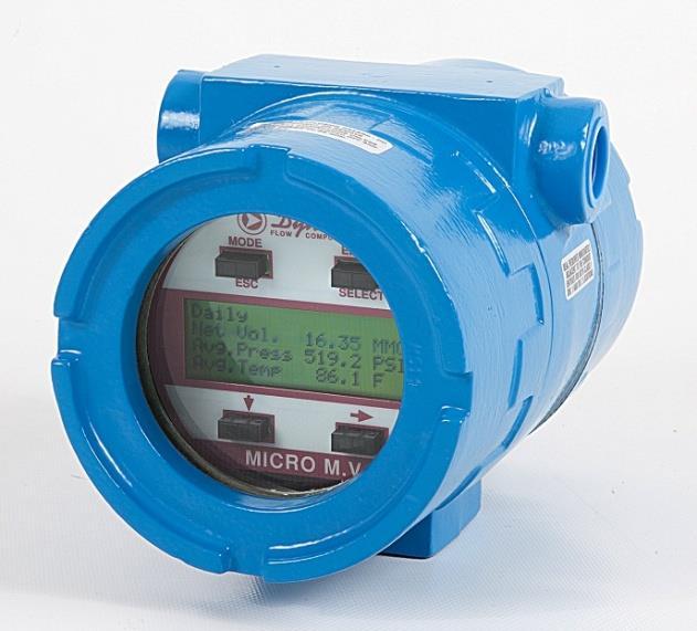 The Micro MV 100 is a three meter bi-directional field mounted flow computer which can be used for all liquid and gas applications, including custody or non-custody measurements.