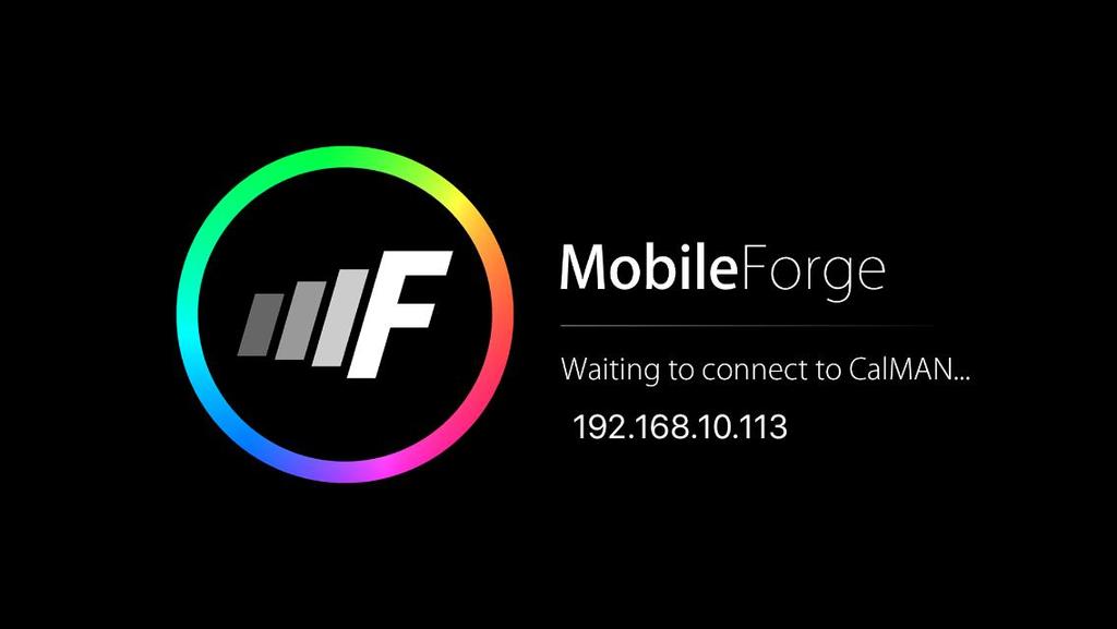 MobileForge Installation - ios MobileForge for ios To set up MobileForge to automatically produce test patterns on an ios mobile device: 1. In the App Store, search for MobileForge. 2.