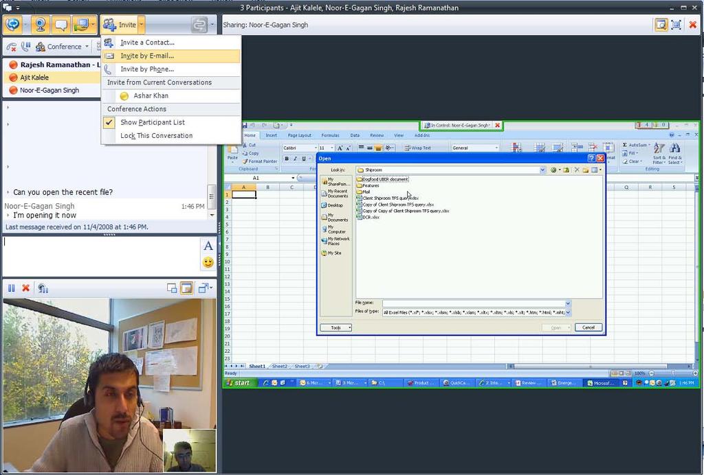 Seamless UC in Action: Ad-hoc audio, video, and web conferencing Collaborate in