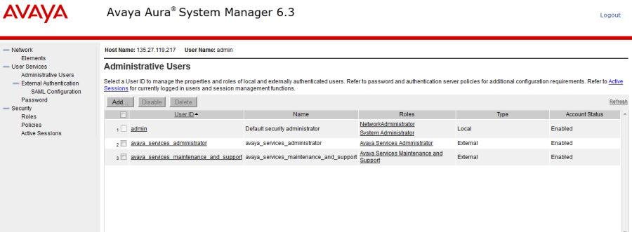 Chapter 5: Administrative Users From the System Manager web console, click Administrators in the Users section.