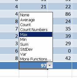 Simply choose a function and Excel does the rest!