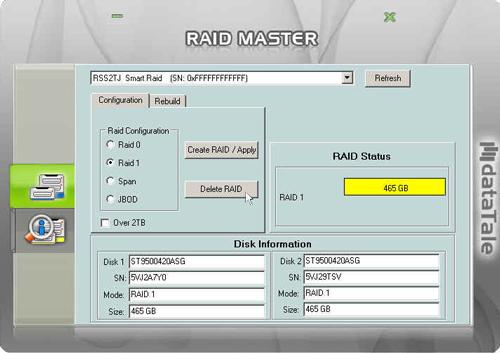 DELETING AN ASSIGNED RAID MODE To delete an assigned RAID Mode for the inserted HDD(s) of the RAID Unit, please complete the following steps: Deleting a RAID Mode will delete all data stored on the