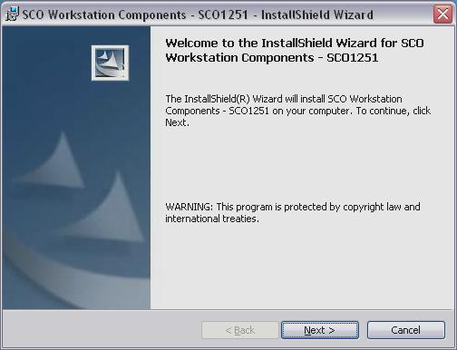 4. At the SCO Workstation Components screen, click Next. (See Figure 11.71) Figure 11.