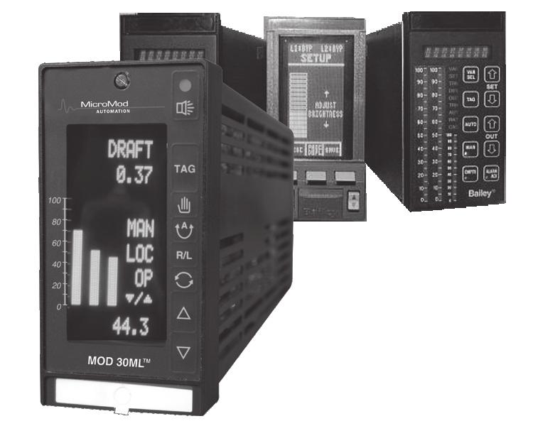 SLC RetroPAK Controllers Replaces aging, obsolete Bailey SLC and CLC controllers Highly reliable, high-visibility display Peer-to-peer and Modbus RS-485 communications Data Quality detection on all