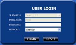 NETWORK GUIDE Log in to the DVR (Using Internet Explorer): By default the DVR will require a user to input a password