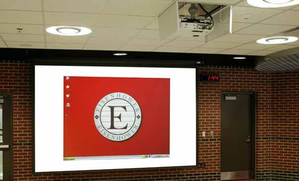 PROJECTOR LIFT LCD LIFT MODELS A, B Product: LCD Lift A., Eisenhower High School, Blue Island, IL., Photography: Rich Sistos, Itasca, IL.