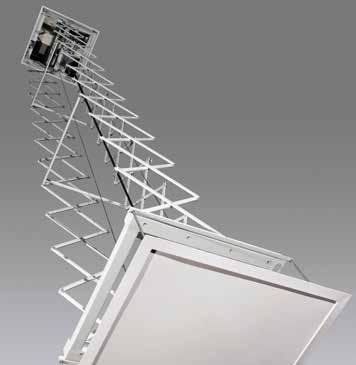 PROJECTOR LIFT SCISSOR LIFT SLX Scissor Lift SLX The Scissor Lift SLX features three sets of scissors that provide lateral and front-to-back projector stability with a