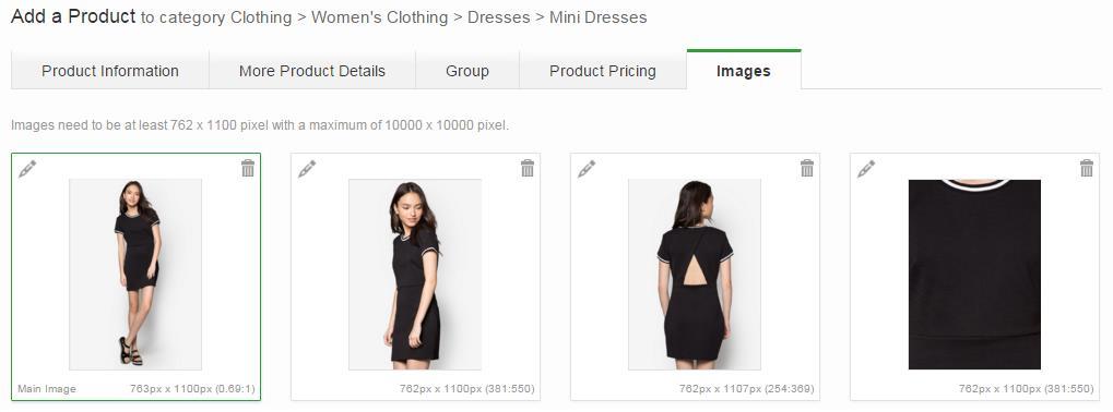 BATCH PRODUCT UPLOAD Product Images After uploading your product images, you may drag and re-arrange them, or