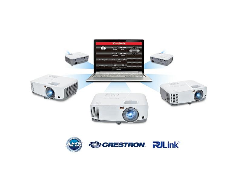 Centralized Management PG603W is Creston, AMX, PJ Link, and Extron compatible for easy-to-use network management that allows administrators to remotely observe and control up to