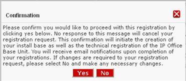 After selecting Submit, you will receive confirmation pop-up. 19. Select Yes. Note: You MUST select Yes in order to proceed.