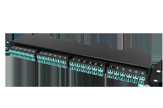 DESCRIPTION PART NUMBER 1U, rack mount, 6 module capacity (72 ports), slide out shelf FBX061U 1U, rack mount, 8 module capacity (96 ports), slide out shelf FBXP081U 1U, rack mount,