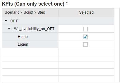 EEM Configuration - Select Script or Step Choose robots related to chosen Script or Step.