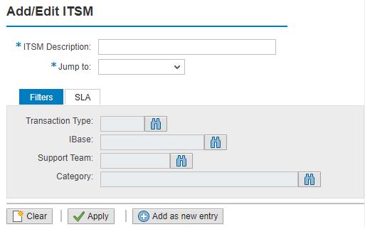 Select the button to go into edit mode. Adding or Editing ITSM Input description for ITSM KPI. Selection Jump to option.