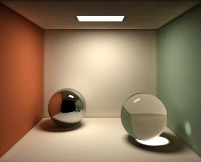 Photon Mapping Diffuse Color Bleeding! Soft Shadows Caustics! Specular Reflection/Refraction!