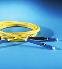 All cords are duplex, coloured yellow, 2mm zip cord. Insertion loss maximum 0.30 db per connection.