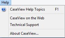 2014 2015 Help CaseView Help Topics File Help >