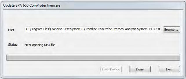 Chapter 3 Configuration Settings In this section the Frontline software is used to configure an analyzer for capturing data. 3.1 