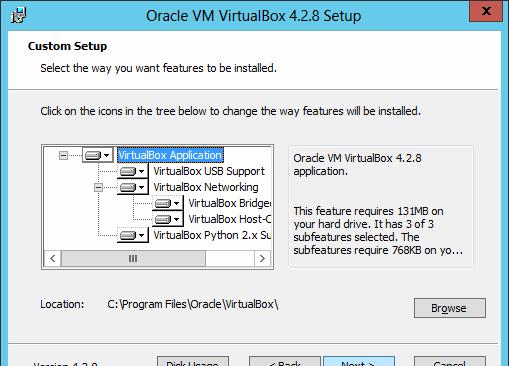 1.1.0.10 supports only VirtualBox 4.2.8.