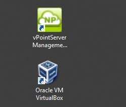 After system reboot, you can see vpointserver Management